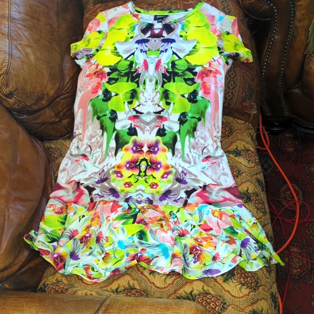 Prabal Gurung for Target First Date bright floral orchid colors dress Designer